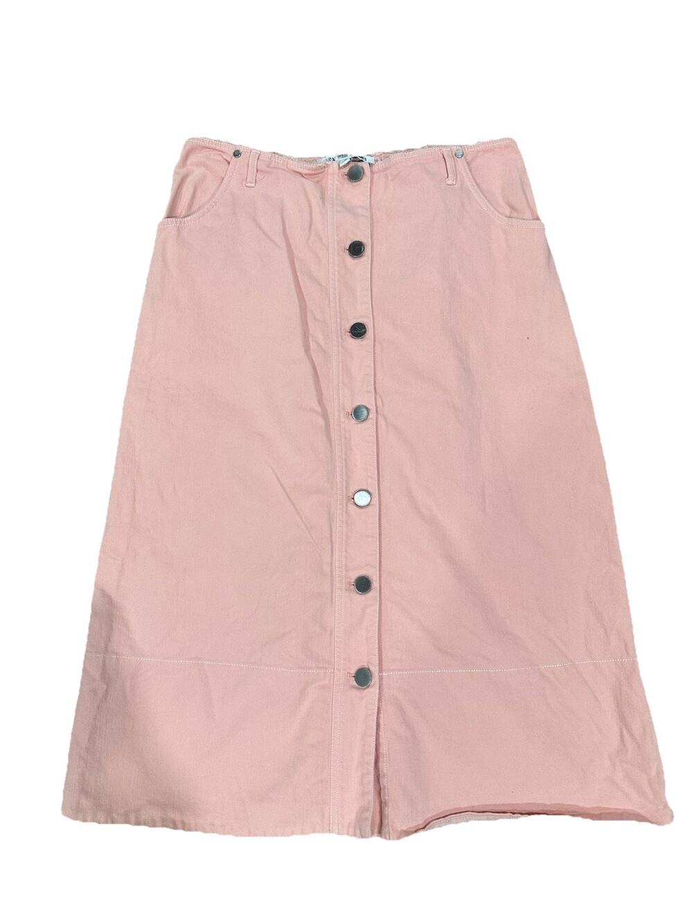 Elizabeth And James Pink Denim Skirt- Sz 2